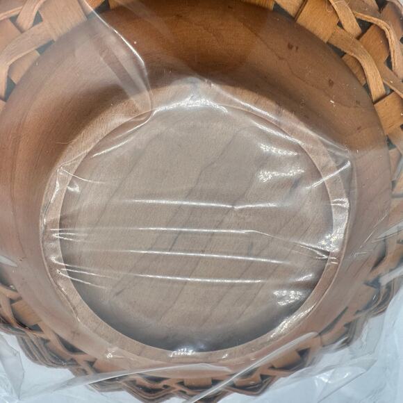 Longaberger basket wood inner engraved 2003 handmade woven company pamphlet - Picture 11 of 16